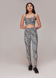 Speckled Crossback Sports Bra